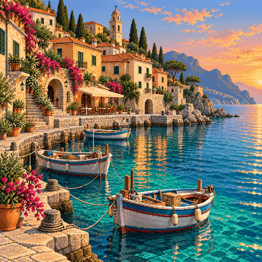 Mediterranean harbor